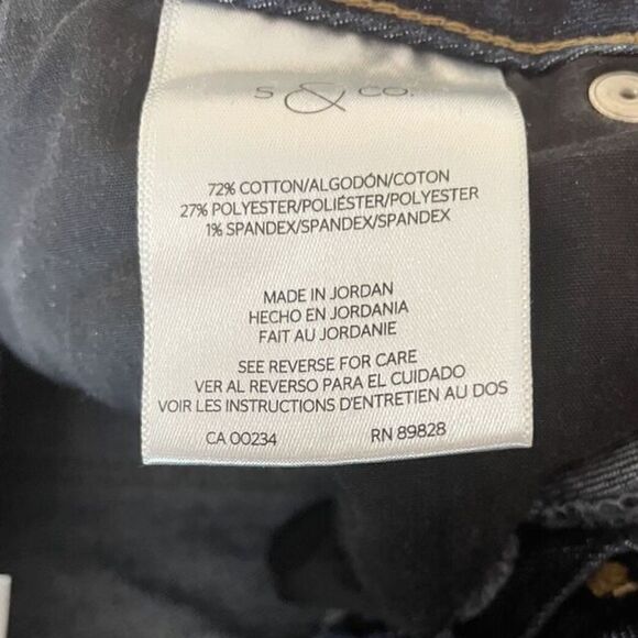 Style & Co Skinny Jeans Low Rise Blue Denim 14S - Picture 3 of 4